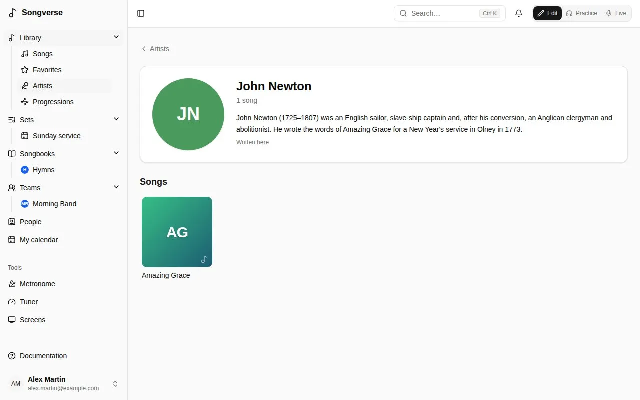 John Newton’s page